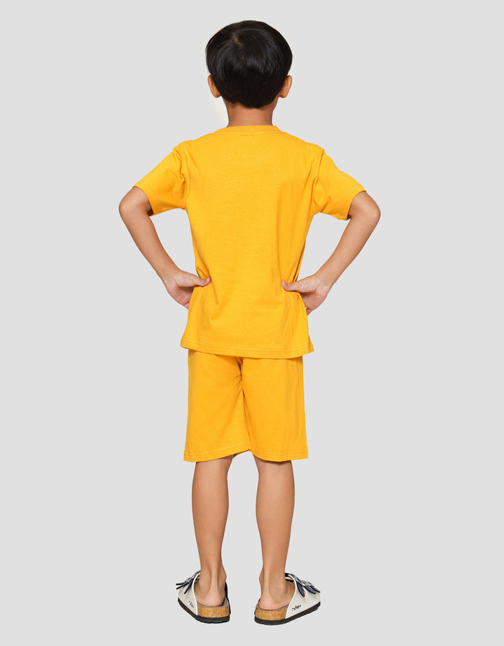 Little M Big Cat Funville Lion Pakaian Setelan Anak Laki-laki