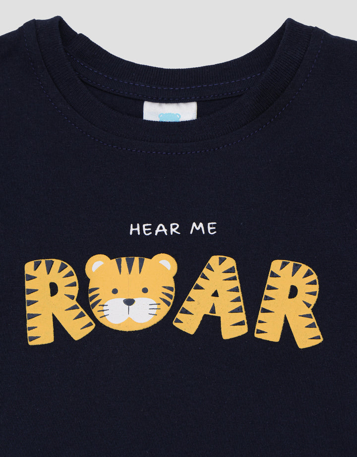 Pipiniko Jersey Hear Me Roar Baju Set Anak Laki-Laki
