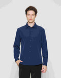 ZES Kemeja Lengan Panjang Pria Slim Fit LSSOL301