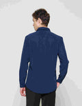 ZES Kemeja Lengan Panjang Pria Slim Fit LSSOL301