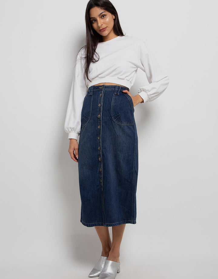 Triset Casual TN300781033 Rok Denim Wanita