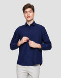 Cole Plain Classic Oxford Kemeja Lengan Panjang Pria