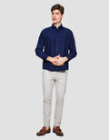 Cole Plain Classic Oxford Kemeja Lengan Panjang Pria