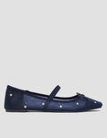 Connexion Studded Sepatu Ballerina Wanita