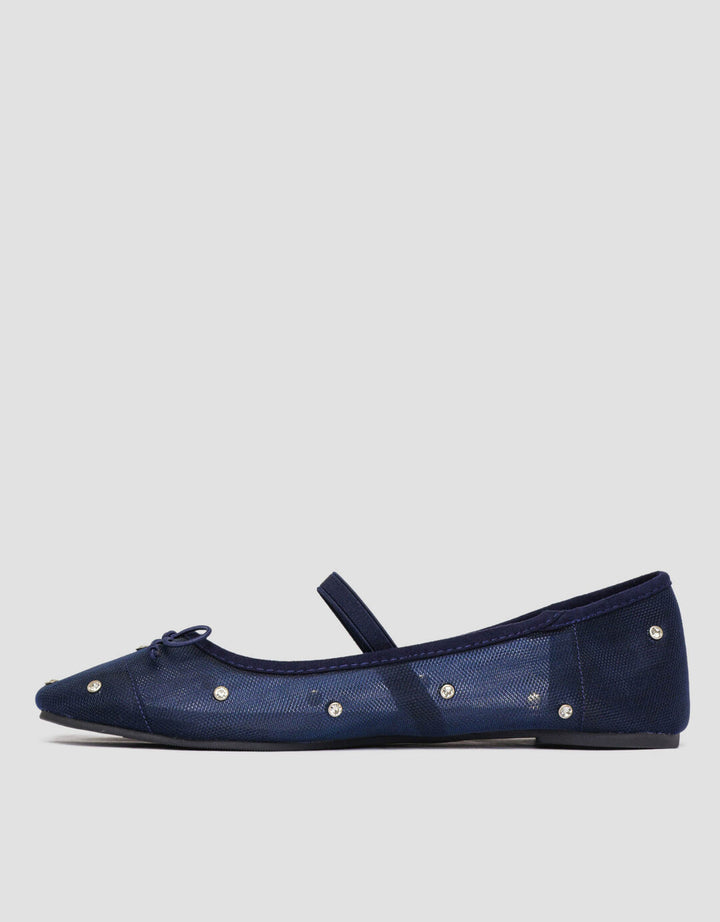 Connexion Studded Sepatu Ballerina Wanita