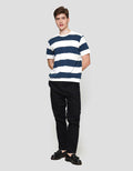 Nevada Stripe Yarn Dyed - Style Kaos Lengan Pendek Pria