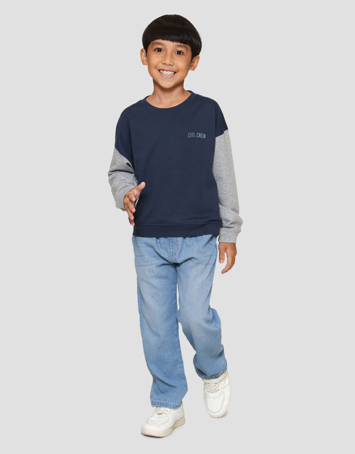 Little M Ov Cool Crew Sweater Anak Laki-laki