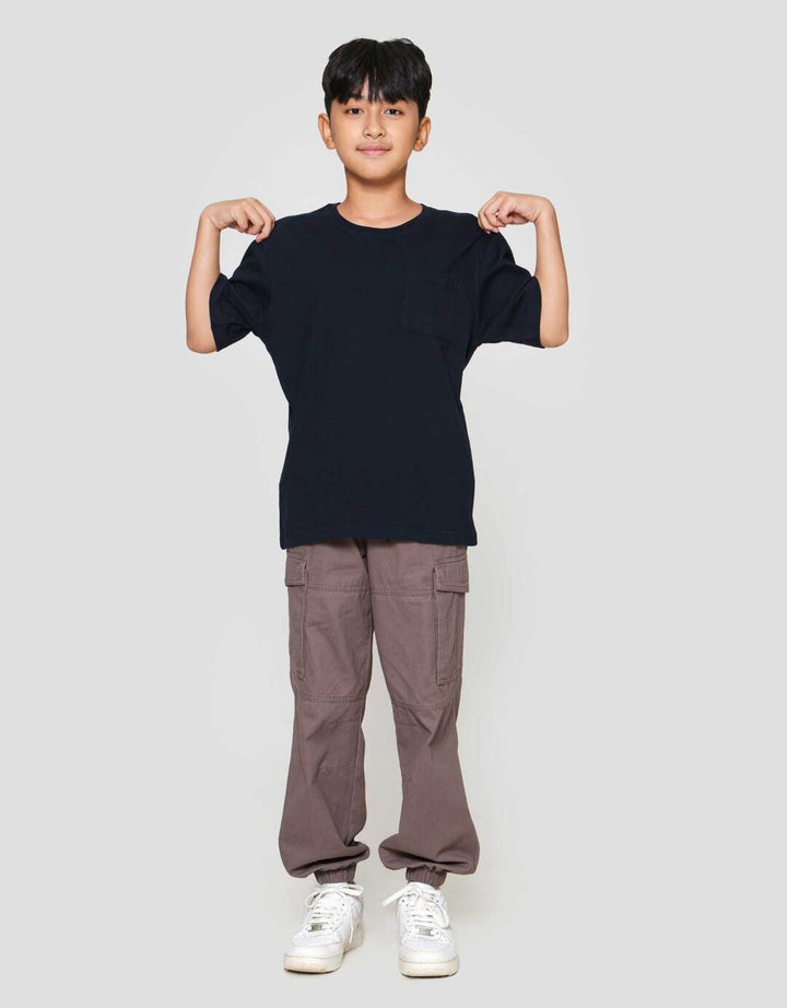 Nevada Solid With Pocket Jvpoc Kaos Anak Laki-laki