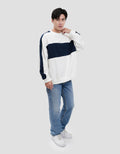 Nevada Cut And Sewn Two Tone Sweater Pria