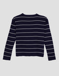Connexion Stripe Tunlik Cardigan Wanita