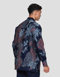 Arjuna Weda Reg Fit Parang Kembang Kemeja Batik Pria