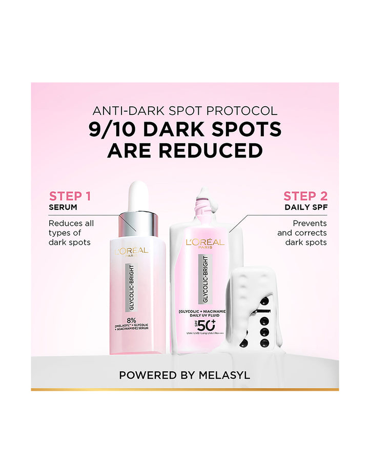 L'Oreal Paris Glycolic Bright Anti-Dark Spot Daily Uv Spf 50