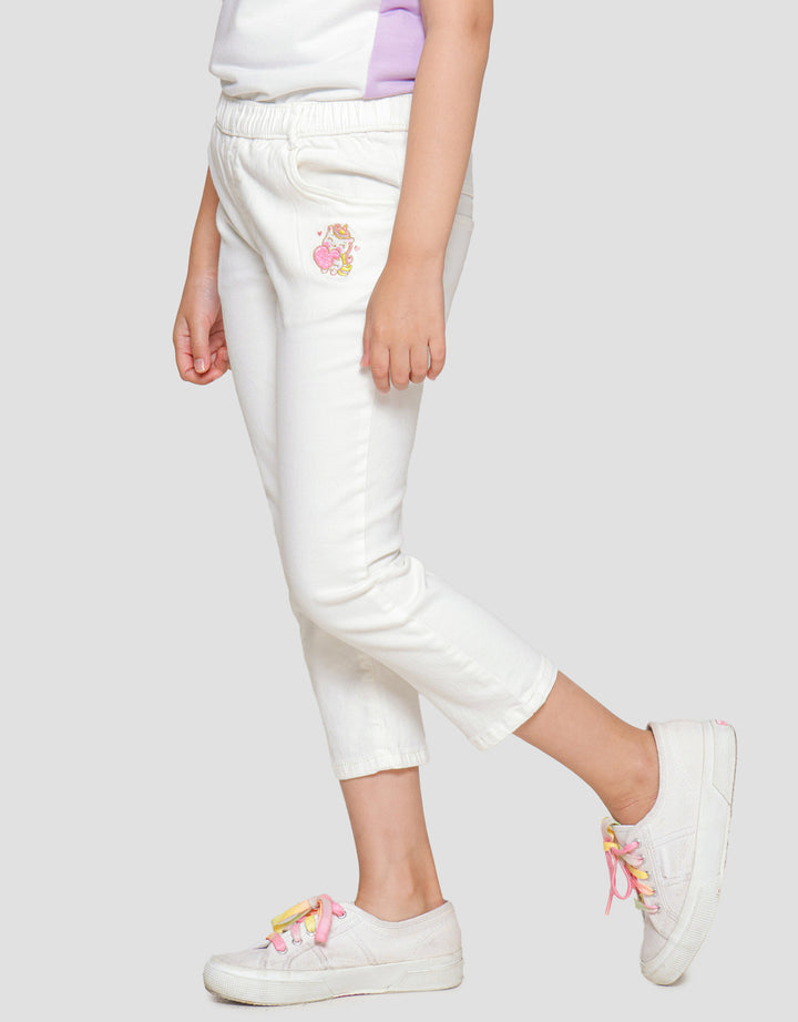Little M Basic Bordir Celana Jegging Anak Perempuan
