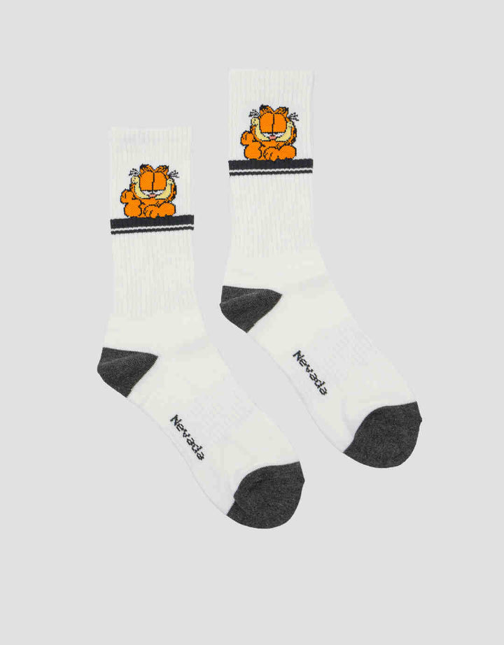 Nevada Long Face Garfield Kaus Kaki Pria