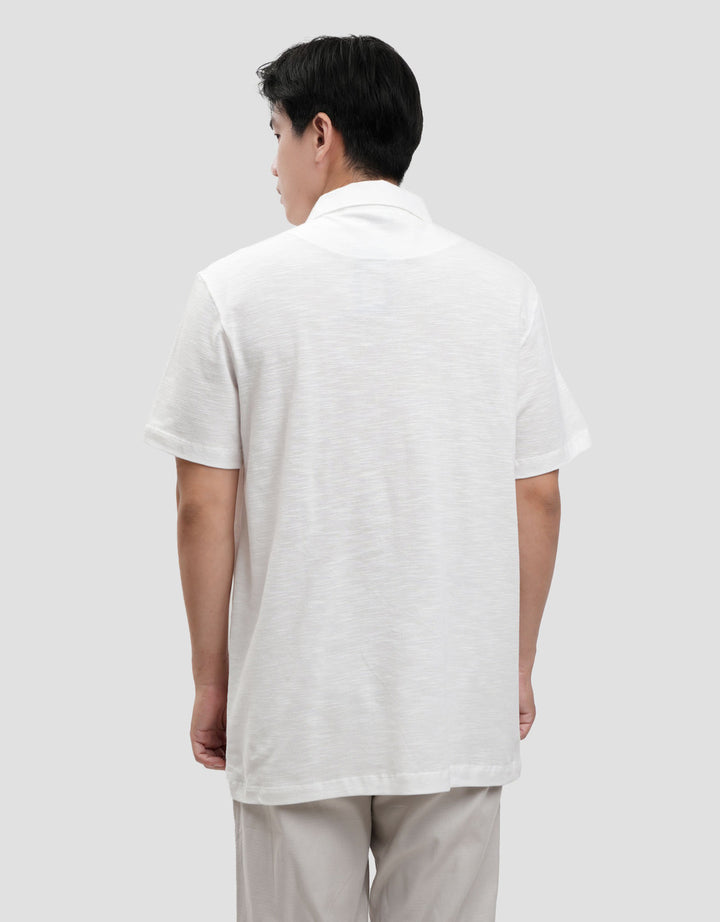 Cole Solid Slub Pocket Kaos Polo Pria