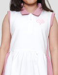 Little M Kerah Midi Dress Anak Perempuan