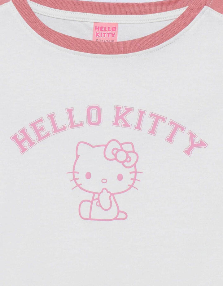 Character Hello Kitty Cs Bahu Kaos Anak Perempuan