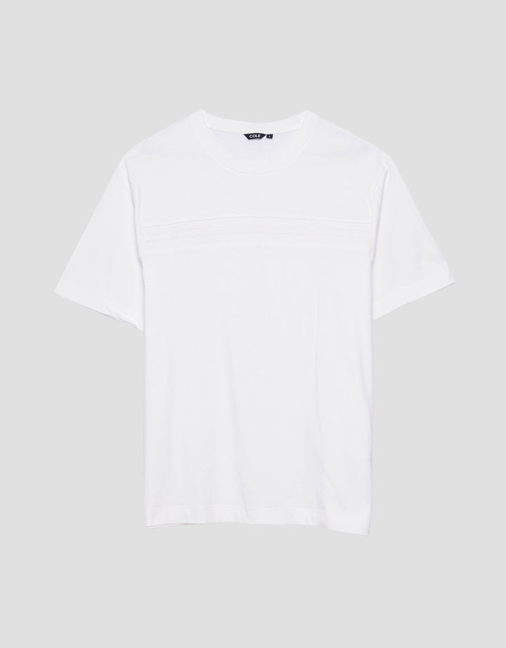 Cole Cut & Sewn Manset Jacquard Kaos Pria