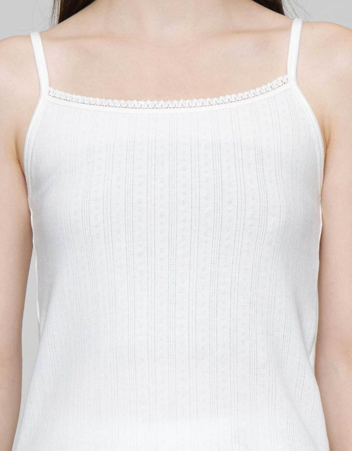 Nevada Rib Pointelle Kaos Tanktop Wanita