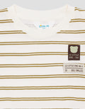 Little M Fullprint Stripe Bear Pakaian Set Anak Bayi