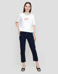 Disney Boxy Print Aliens  Kaos Lengan Pendek Wanita