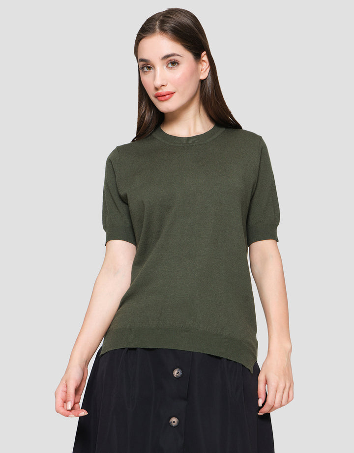Connexion Basic Knit Women's Short Sleeve T-Shirt
