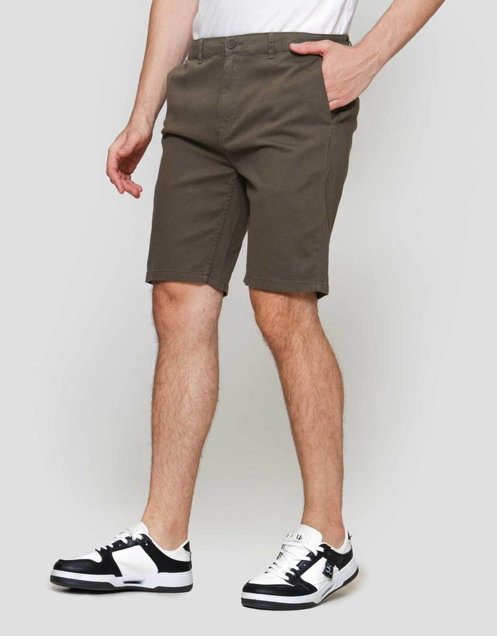 Nevada Woven Slim Fit Celana Pendek Chinos Pria