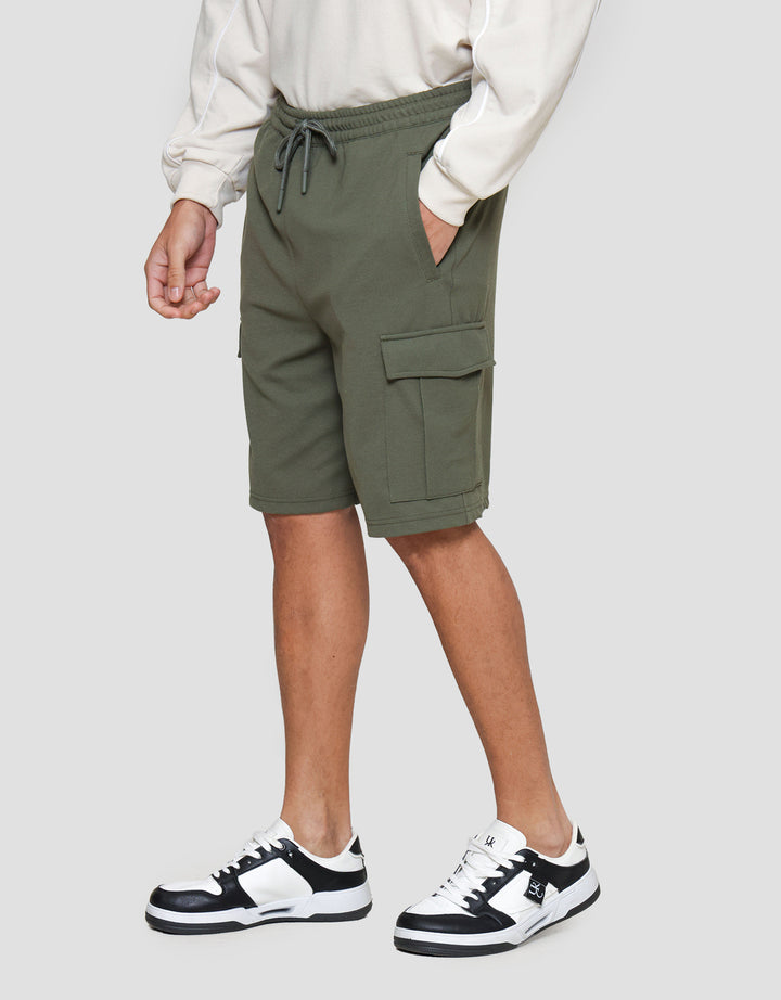 Nevada Knit Cargo Texture Celana Pendek Pria