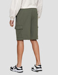 Nevada Knit Cargo Texture Celana Pendek Pria