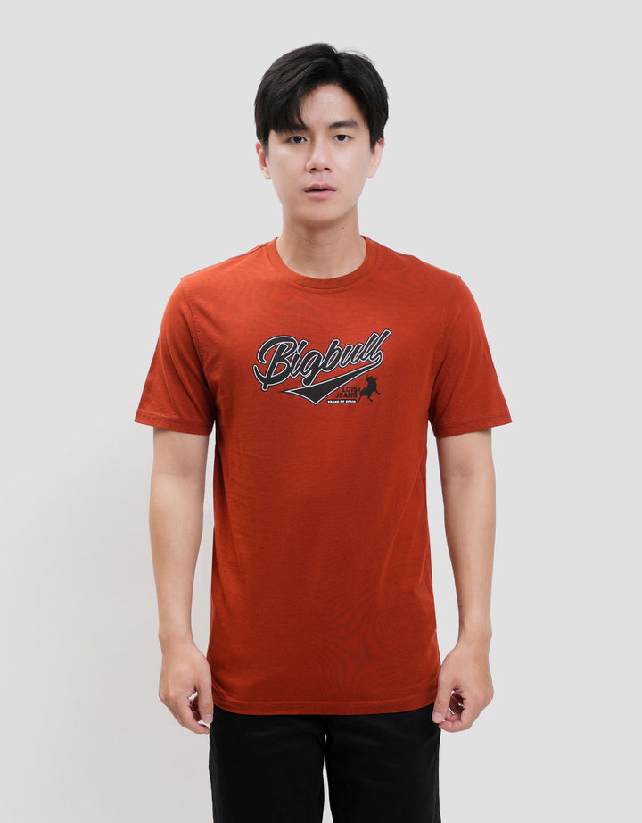 Lois Bigbull Print Kaos Lengan Pendek Pria