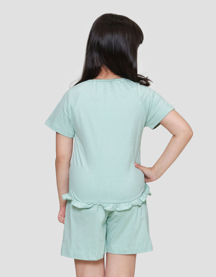 Little M Short Three Set Pakaian Anak Perempuan