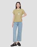 Suko Boxy Graphic Disney Kaos Wanita
