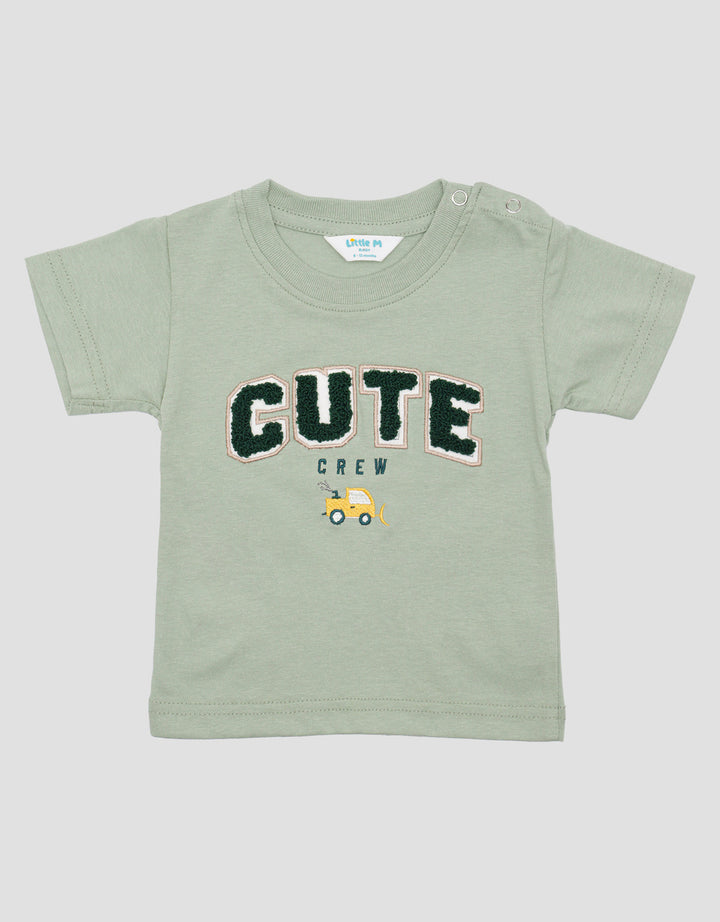 Little M App Chenille Cute Kaos Anak Bayi