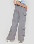 Nevada Denim Pocket Flip Cargo Washing Celana Panjang Anak Perempuan