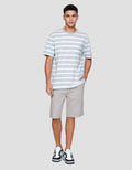 Cole Stripes Jersey Mng Pocket Kaos Pria