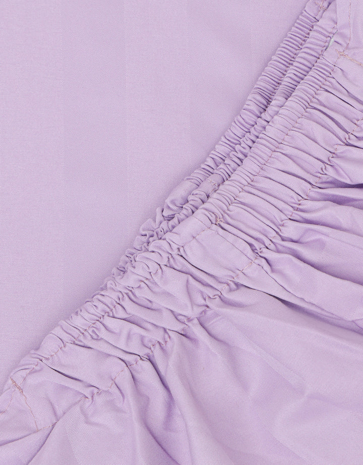 Suko Fitted Bedsheet Microsilk Full Kantong Kain Salur 180 x 200 x 40 cm