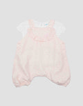 Pipiniko Heart Print Overall Set Anak Perempuan