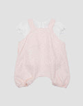 Pipiniko Heart Print Overall Set Anak Perempuan