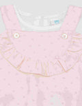 Pipiniko Heart Print Overall Set Anak Perempuan