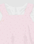 Pipiniko Heart Print Overall Set Anak Perempuan