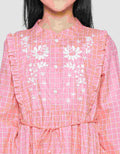 Nevada Chest Flower Maxi Dress Anak Perempuan
