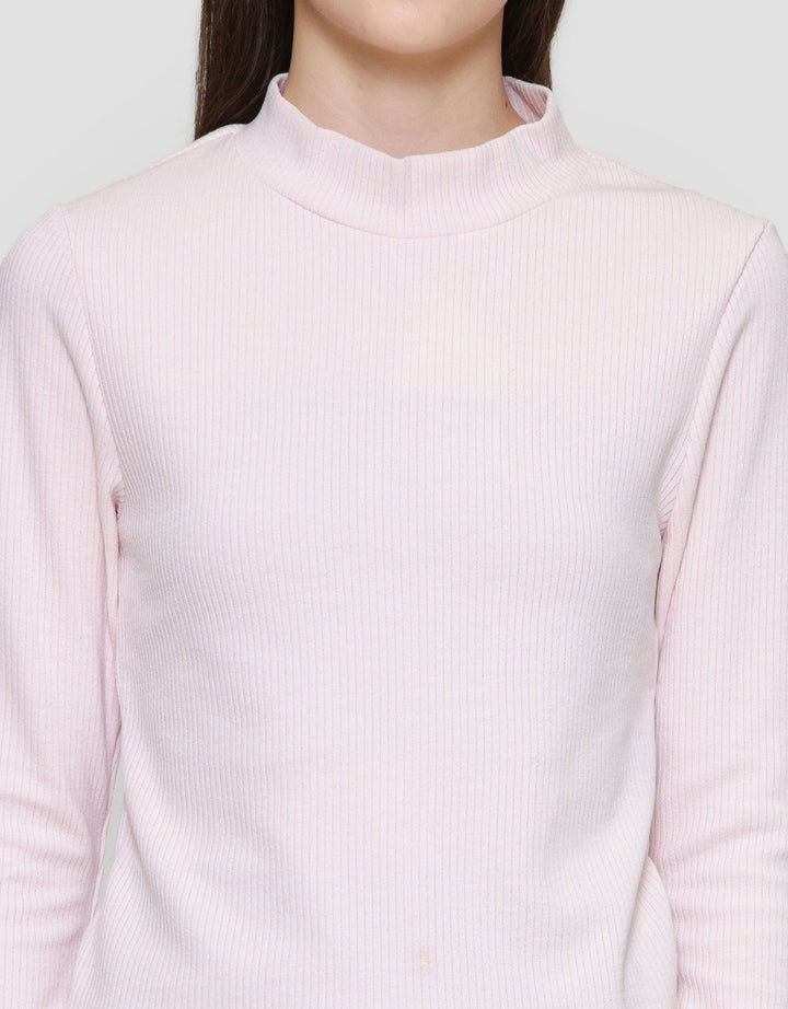 Suko Rib Long Sleeve Kaos Lengan Panjang Wanita