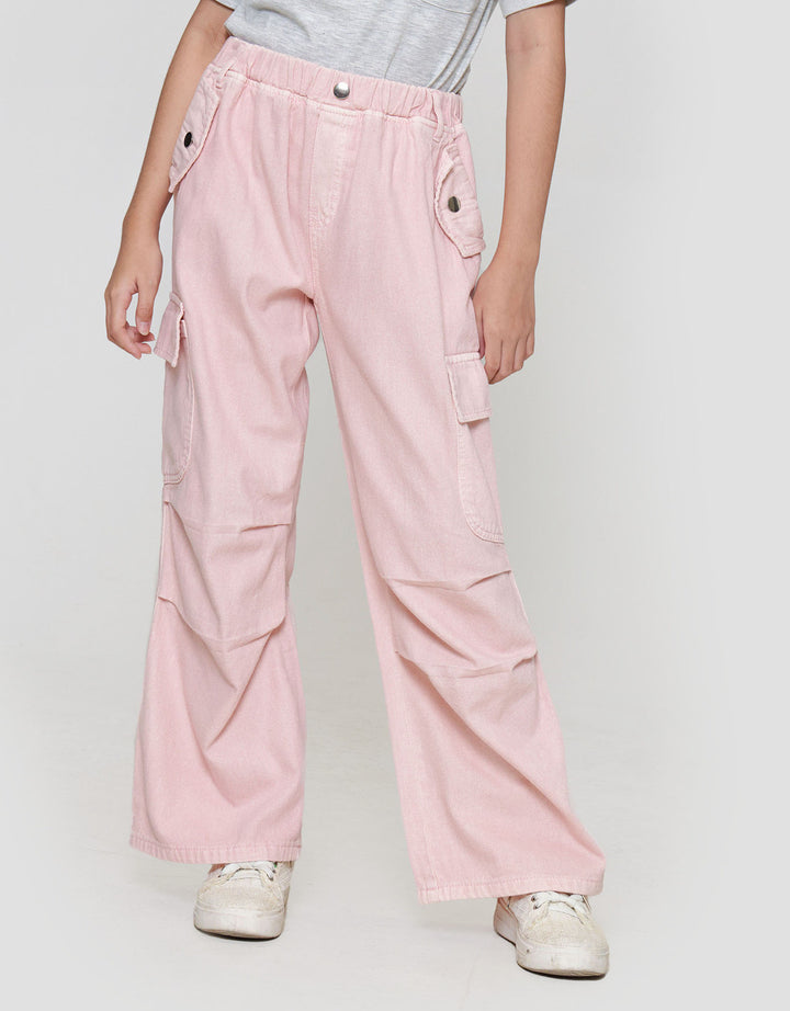 Nevada Cargo Flip Pocket Fold Two Celana Panjang Anak Perempuan