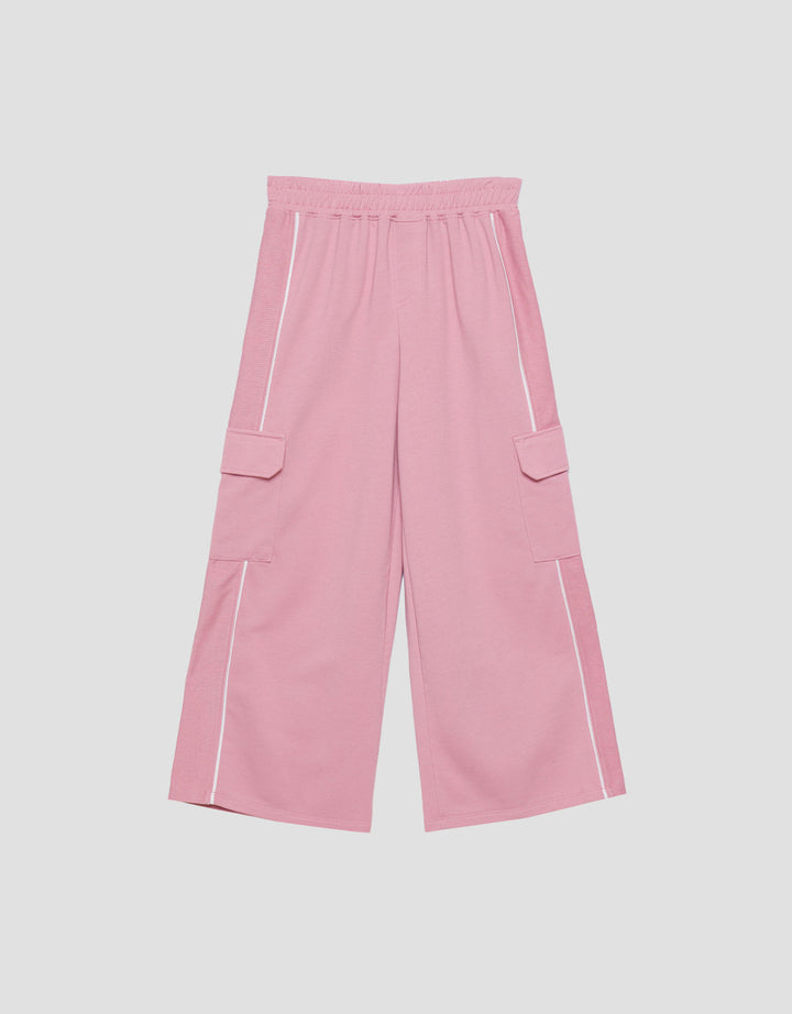 Nevada Knit Pinggang Karet List Celana Anak Perempuan