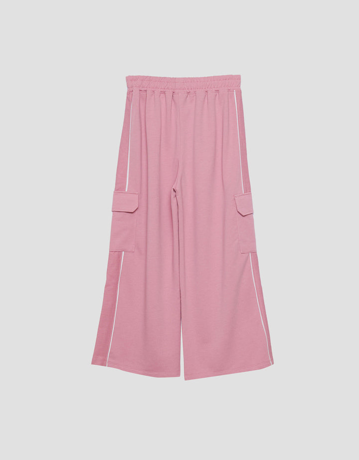 Nevada Knit Pinggang Karet List Celana Anak Perempuan