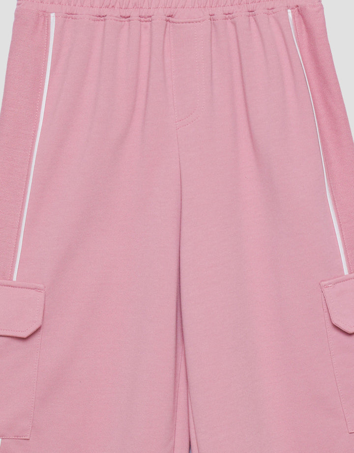 Nevada Knit Pinggang Karet List Celana Anak Perempuan