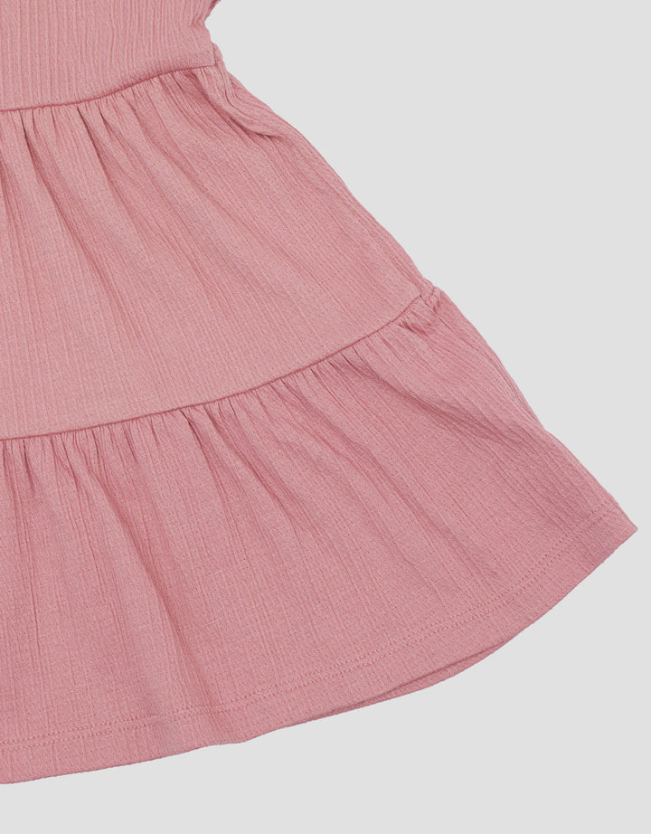 Little M Textured Cringcle Dress Bayi