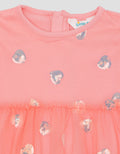 Little M Sequin Heart Dress Bayi