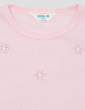 Little M Embro Flower Kaos Bayi