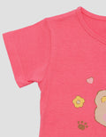 Little M Print Little Bears Kaos Bayi Perempuan